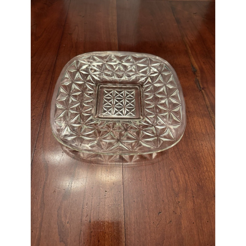 Mt. Vernon Clear (Crisscross Diamonds) by IMPERIAL GLASS-OHIO